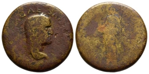 Galba AE Sestertius.