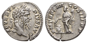 Septimius Severus AR Denarius.