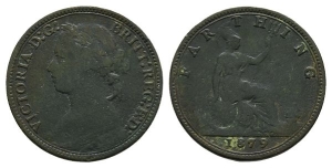 Great Britain. Hanover, Victoria CU Farthing.