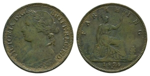 Great Britain. Hanover, Victoria CU Farthing.