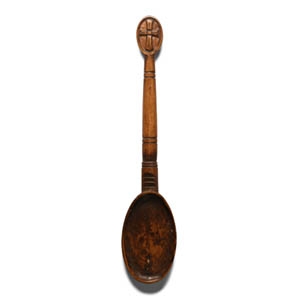 Wooden Spoon with Cross