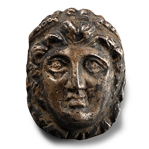 Roman Silver Applique Mask