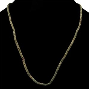 Byzantine Bronze Pendant Chain Necklace