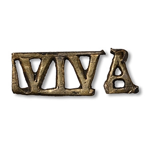 Roman Silver-Gilt VIVA Lettering Group