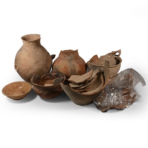 Holy Land and Other Terracotta Pottery Group