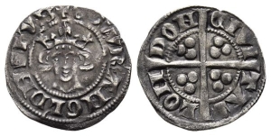 England. Plantagenet, Edward I AR Penny.