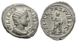 Julia Mamaea, Augusta AR Denarius.