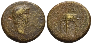 Nero AE Sestertius.