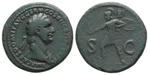 Domitian AE As.