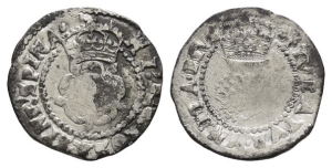 England. Stuart, James I AR Halfgroat.