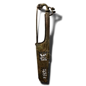 Massive Roman Pannonian Bronze Bow Brooch