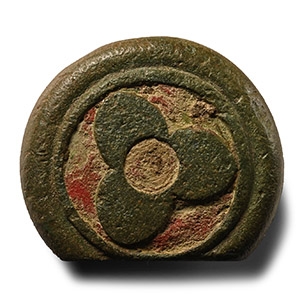 Iron Age Celtic Enamelled Bronze Chariot Lynchpin Terminal