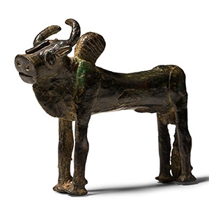 Elamite Bronze Bull Statuette