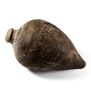 Large Byzantine Greek Fire Ceramic Fire Bomb or Hand Grenade