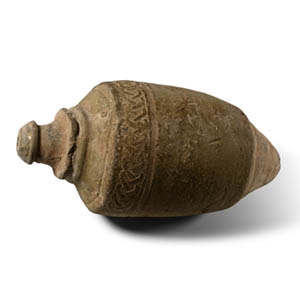 Turco-Mongol Greek Fire Ceramic Fire Bomb or Hand Grenade