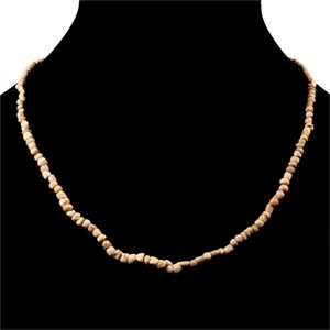 Western Asiatic Glass, Shell and Stone Bead Necklace String