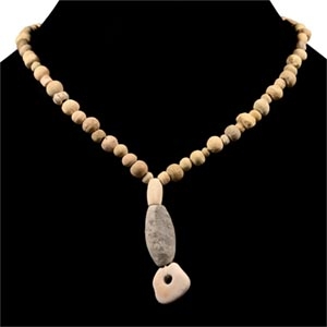 Western Asiatic Faience Bead Necklace String