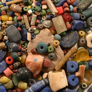 Mixed Ancient Necklace Bead Group