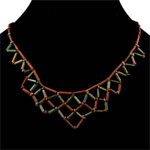 Egyptian Faience Bead Necklace