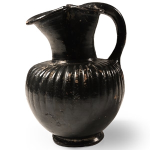 Greek Campania Black Glazed Ware Oinochoe