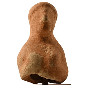 Greek Terracotta Bust of Goddess