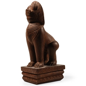 South East Asian Mahogany Guardian Lion