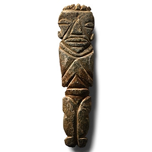 Pre-Columbian Mezcala Stone Anthropomorphic Figure