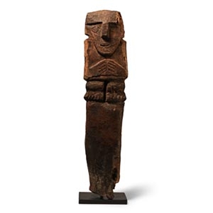 Pre-Columbian Chimu Wooden Figure