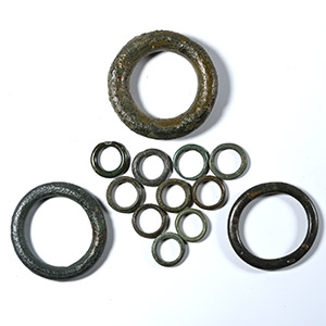 Iron Age Danubian Bronze Proto-Ring Money Group