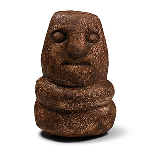 South East Asian Rhyolite Demon Funerary Idol