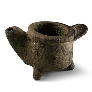 Western Asiatic Spouted Bronze Pot