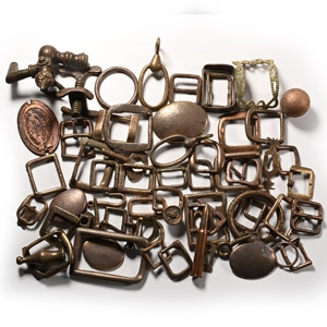 Post Medieval Cleaned and Conserved Bronze Artefact Group