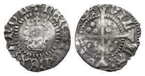 England. Lancaster, Henry VI AR Halfpenny.