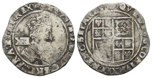 England. Stuart, James I AR Shilling.