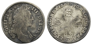 Great Britain. Stuart (Orange), William III AR Shilling.