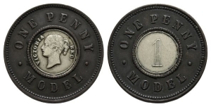 Great Britain. Hanover, Victoria BI Pattern Penny Model.