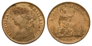 Great Britain. Hanover, Victoria AE Farthing.