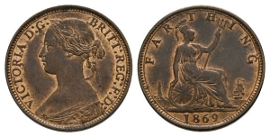 Great Britain. Hanover, Victoria AE Farthing.
