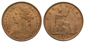 Great Britain. Hanover, Victoria AE Farthing.