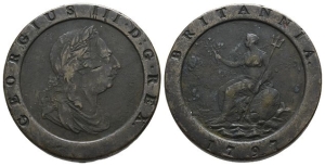 Great Britain. George III CU Twopence.