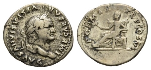 Vespasian AR Denarius.