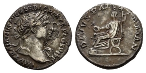 Trajan AR Denarius.