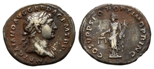 Trajan AR Denarius.