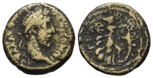 Commodus AE 23mm of Byblus, Phoenicia.