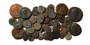 Group of Fifty-Three [53] Roman Imperial AE Coins.