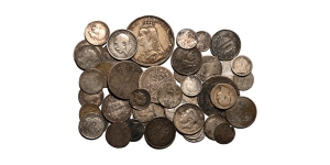 Group of Fourty-Six [46] Great Britain Pre 1920 AR Coins.