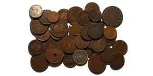  Group of Thirty-Seven [37] France and Other Coins.