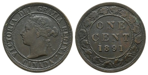 Canada. British Colonial, Victoria CU Cent.