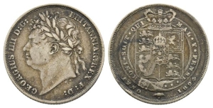 Great Britain. Hanover, George IV AR Shilling.