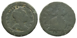 Great Britain. Hanover, George I CU Farthing.